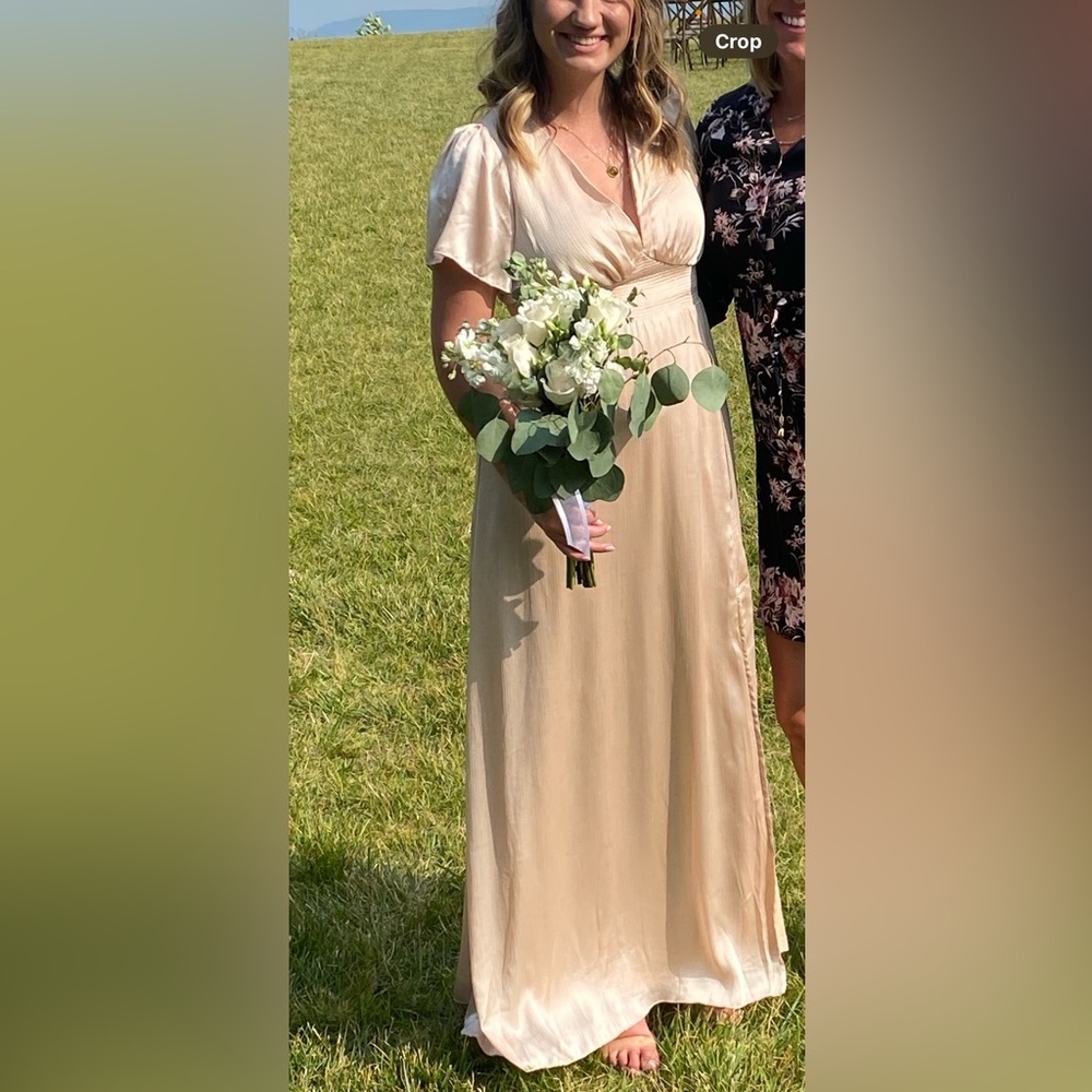 Baltic born champagne dress